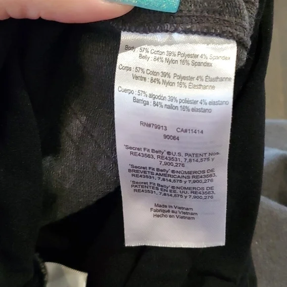 Motherhood Grey Pants Size Medium EUC - Picture 6 of 7